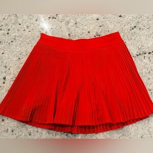 Lululemon Varsity High-Rise Pleated Skirt Red 4